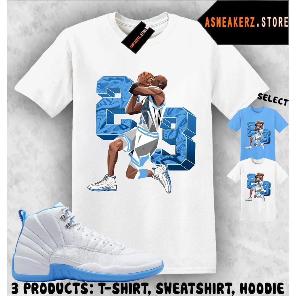Shirt To Match Aj 12 Melo Matching Tee Number 23 Mj T-Shirt